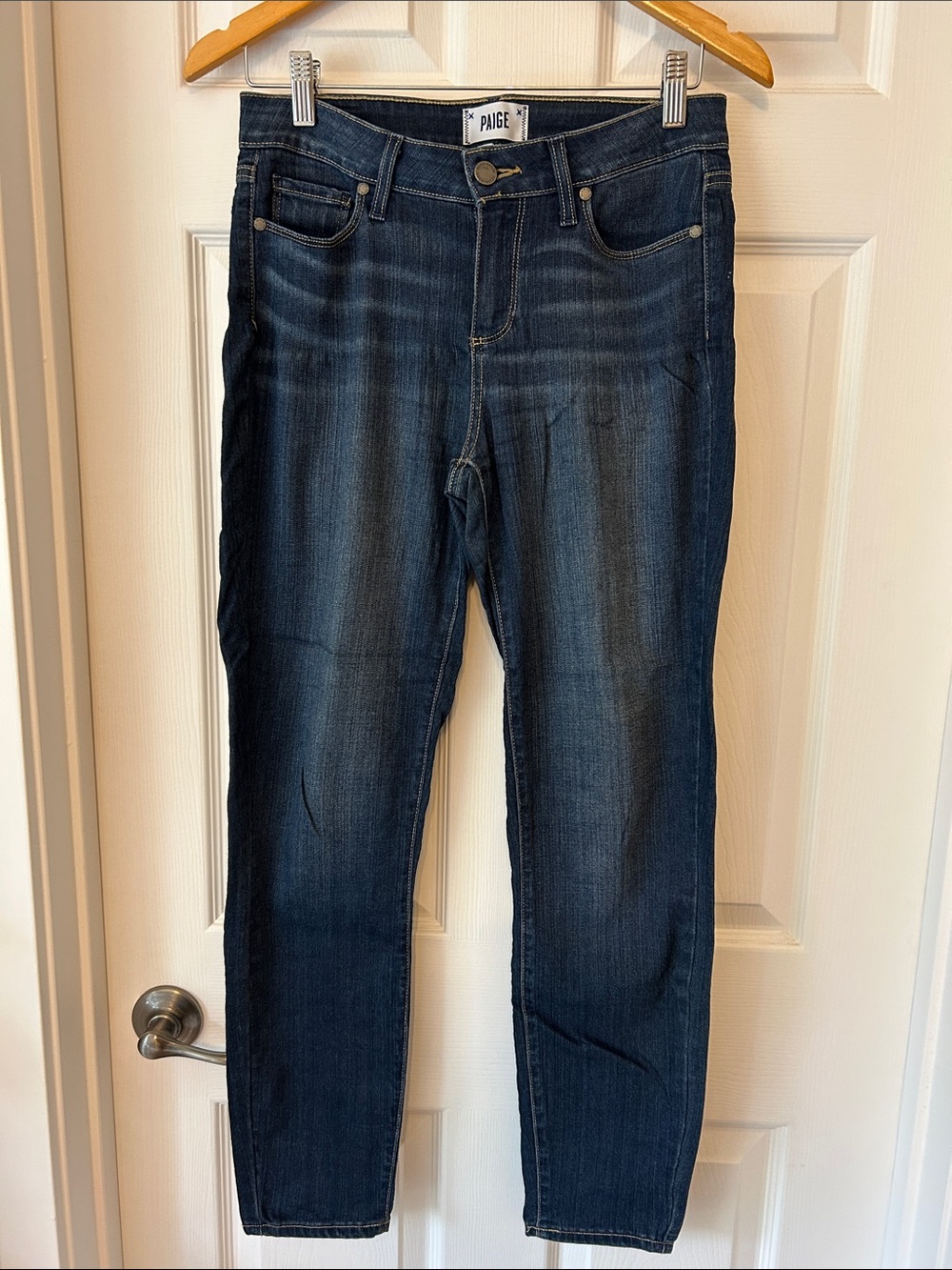PAIGE Indigo Blue Skinny Jeans